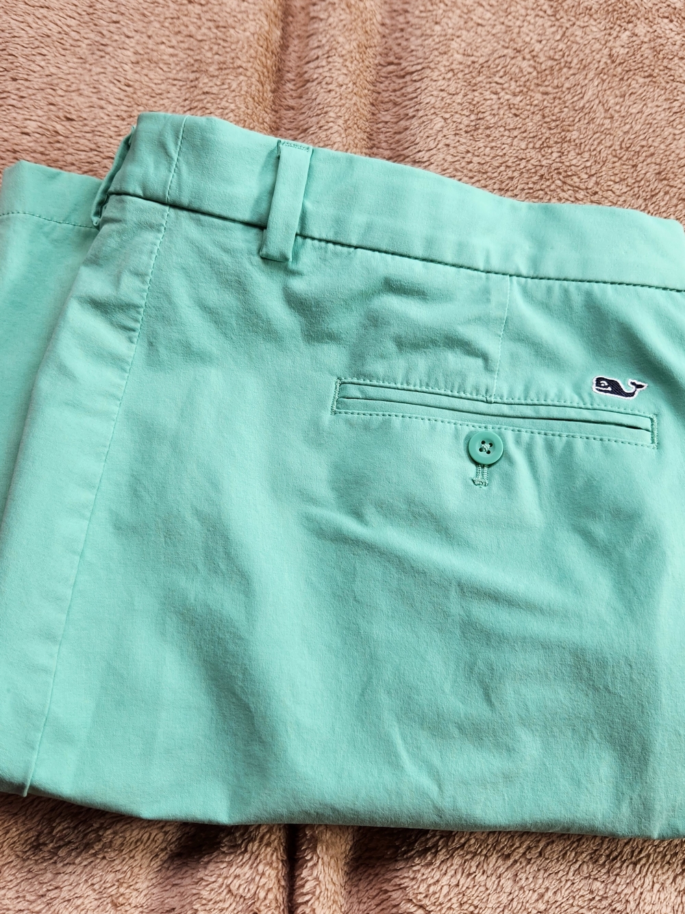 Vineyard Vines Mint Green Performance Breaker Shorts 42W Inseam 7" - Picture 3 of 8